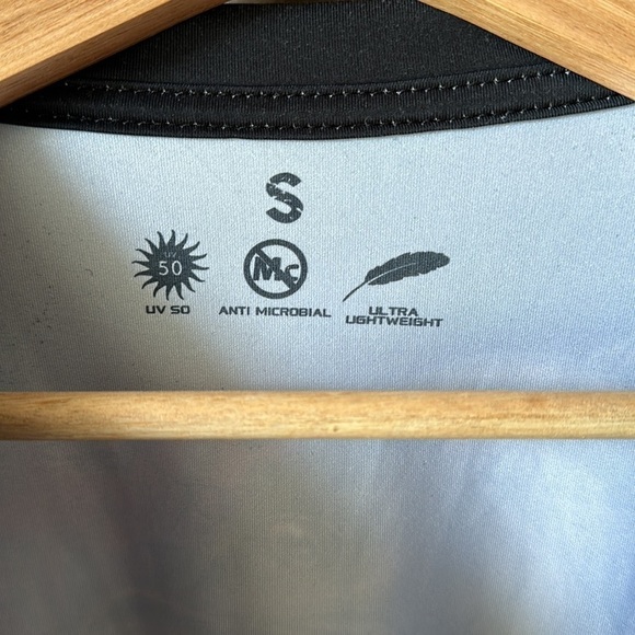 SALT BANDITS Mens Ultra Lightweight UV 50 Fishing Performance Rash Guard - Picture 6 of 7